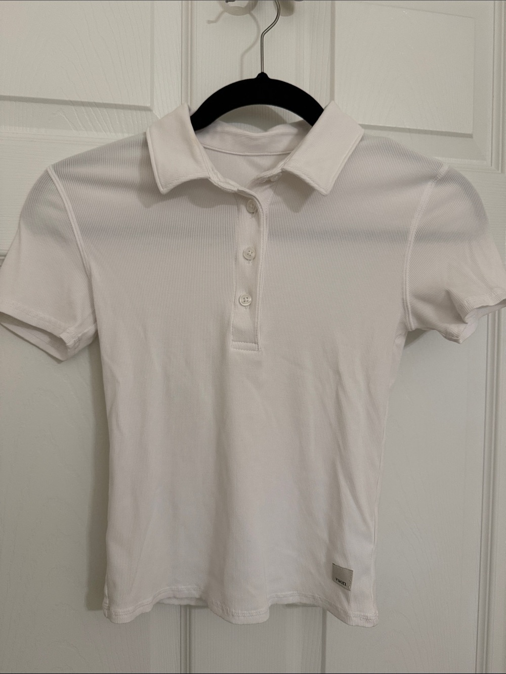 Vuori White Girls' Short Sleeve Polo